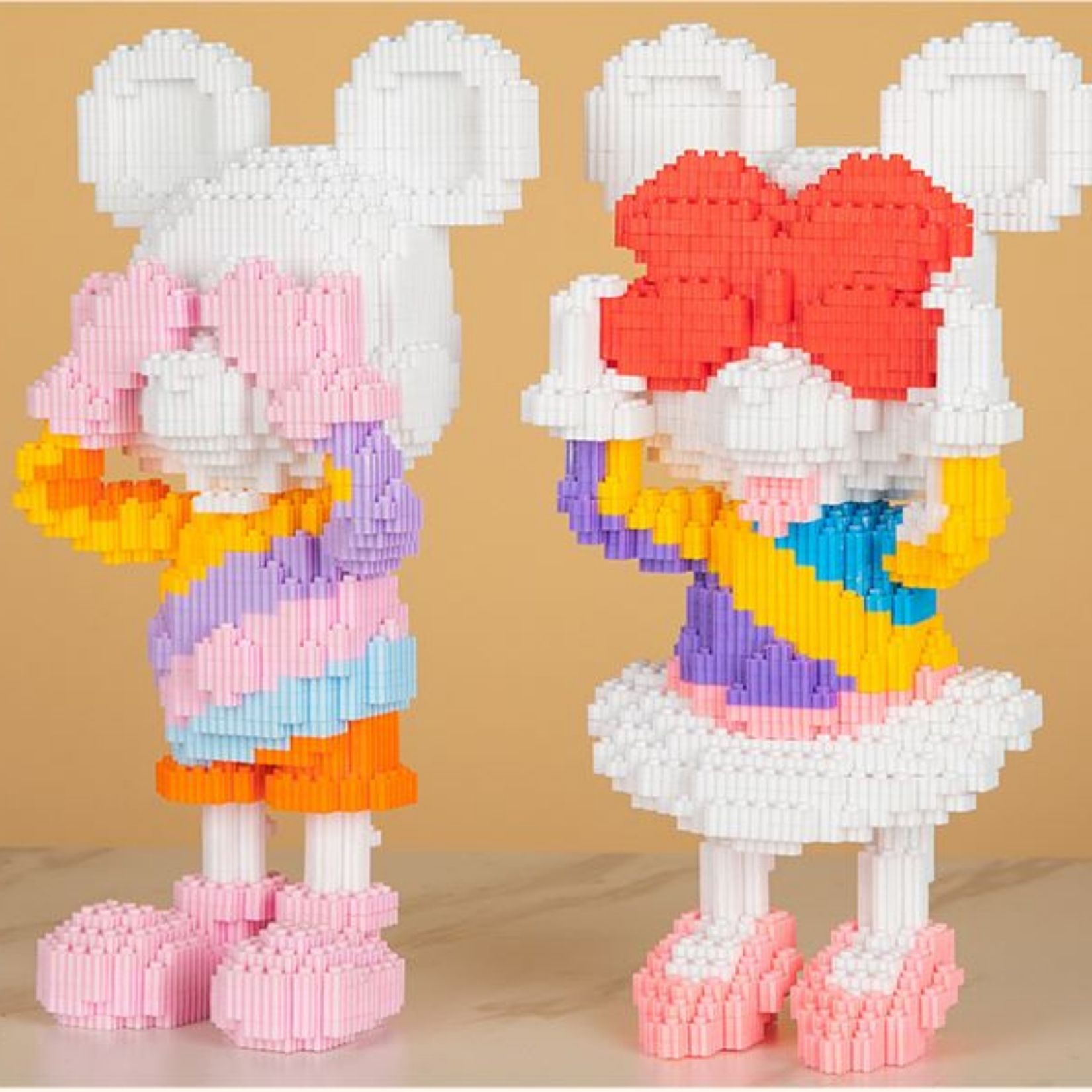 Mickey & Minnie Mô Hình Lắp Ghép Nhân Vật Hoạt Hình Disney Mickey Mouse