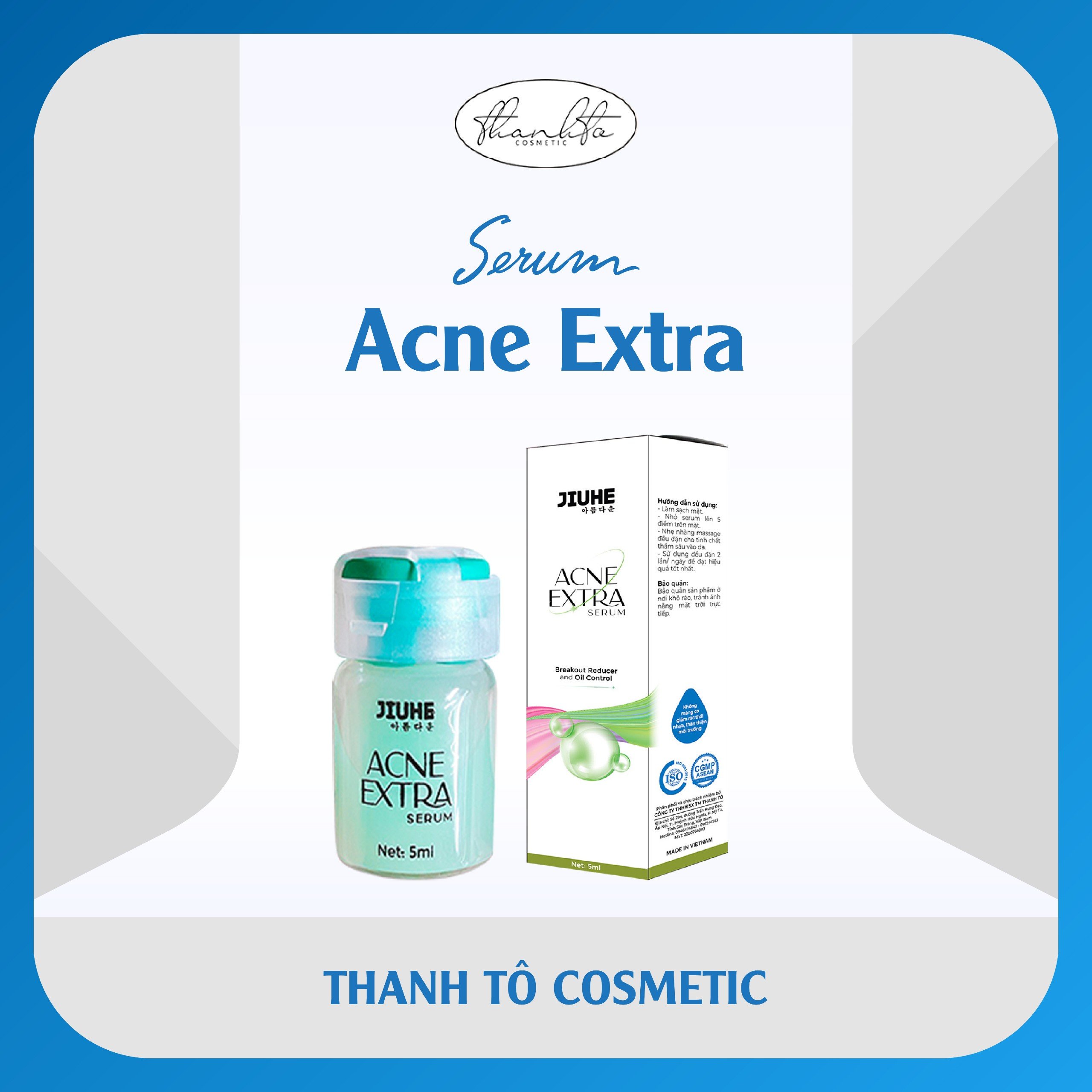 Serum jiuhe mụn acne extra thanh tô