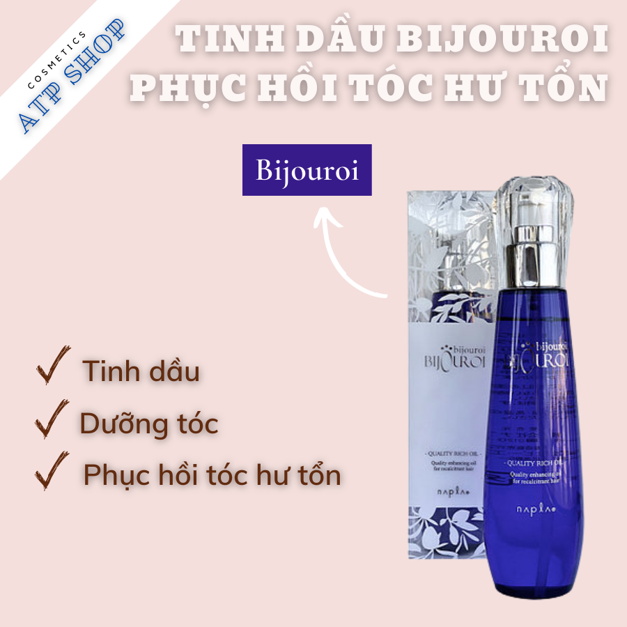 Tinh dầu dưỡng tóc tạo nếp tự nhiên bijouroi napla thương hiệu nhật bản