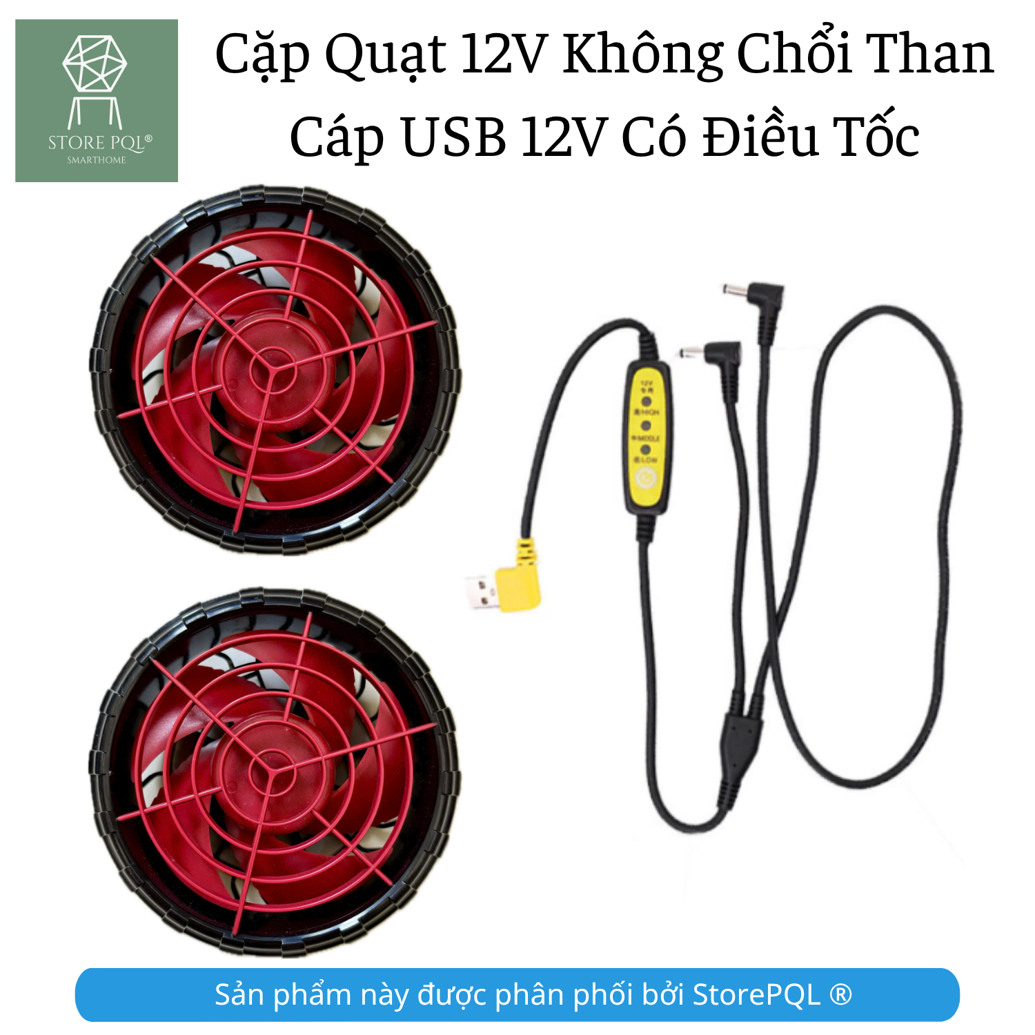 Quạt áo điều hòa sử dụng cáp USB có thể điều chỉnh quạt làm mát với 3 chế độ làm lạnh, dễ dàng tiện lợi mang theo