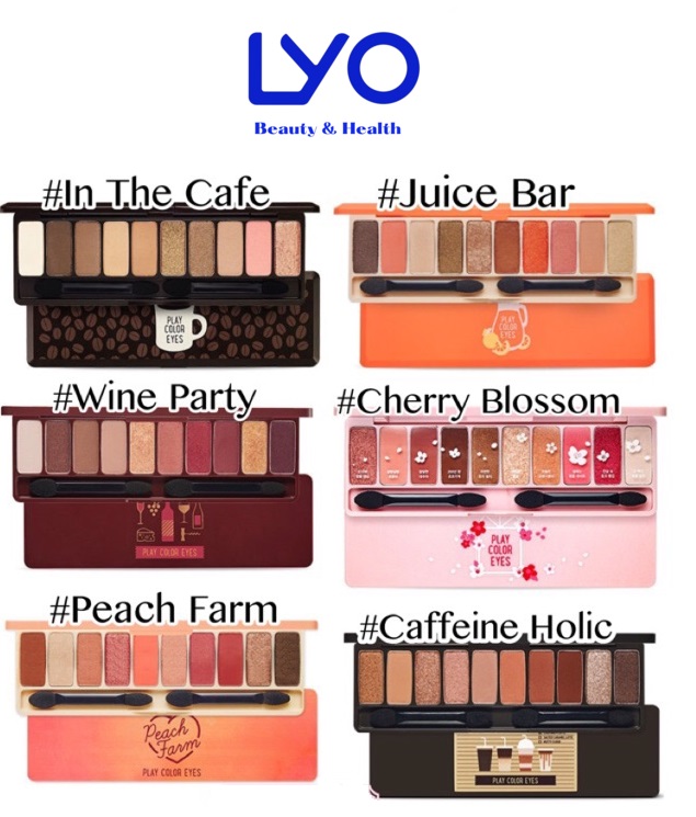 Bảng phấn mắt etude house play color eyes 10 màu hàn quốc