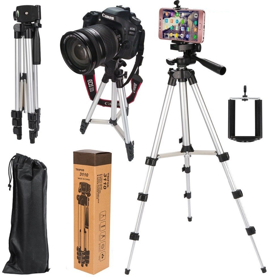 [HCM]Gậy chụp hình 3 chân 3110 kèm remote chụp ảnh chuyên live stream