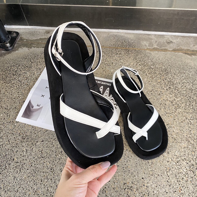Giày Sandal Nữ ,Dép quai hậu nữ xỏ ngón đế nhẹ sang chảnh siêu đẹp chống trơn trượt-Dép quai hậu xỏ ngón hot 2022