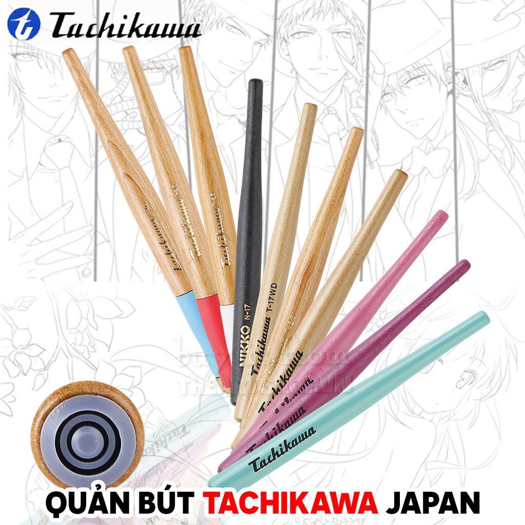 Thân bút sắt tachikawa japan - tachikawa comic pen nib holder