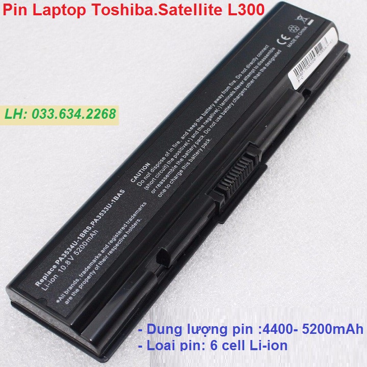 Pin Laptop Toshiba - Satellite L300 - Pin Laptop L300