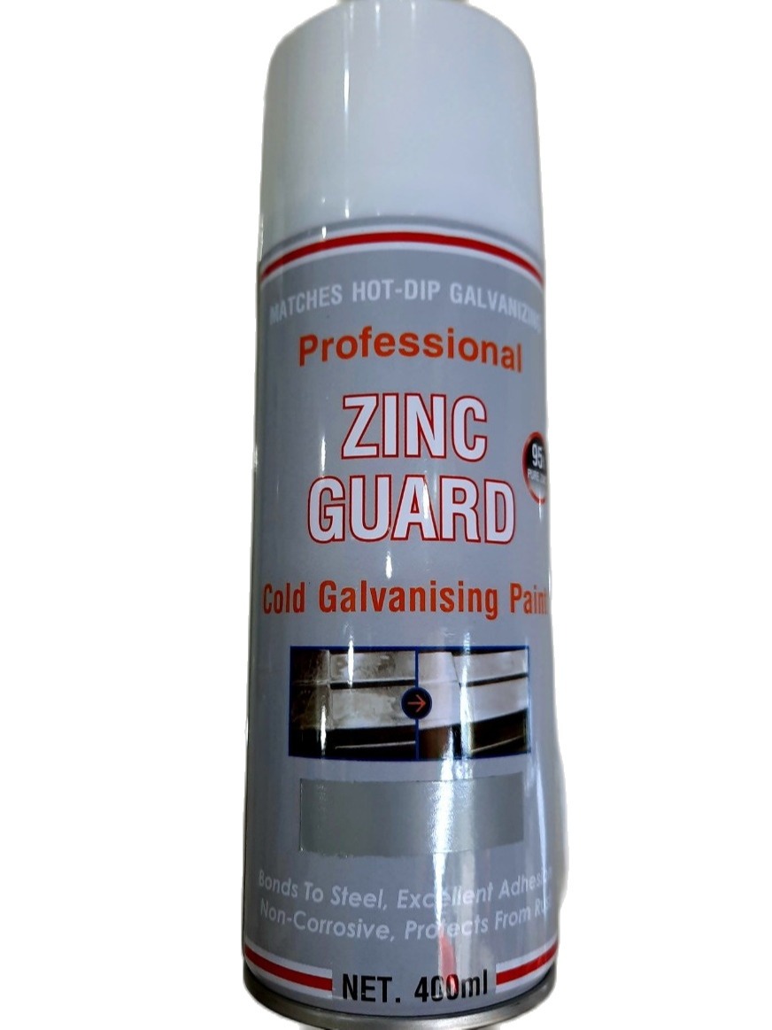 CHAI XỊT SƠN MẠ KẼM LẠNH ZINC GUARD ZG151 [400Gr] - EMONRA AUSTRALIA, THAY THẾ MẠ KẼM NHÚNG NÓNG [ZINCGUARD Galvilite Galvanizing Repair Compound]