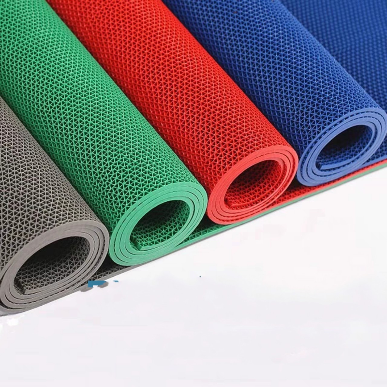 Thảm Nhựa Lưới Chống Trơn Trượt Lót Sàn Nhà Tắm Nhà Vệ Sinh Nhà Bếp Các Nơi Ẩm Ướt, Miếng Dán Chống Trượt Bể Bơi, Thảm Trải Sàn Chống Trượt Cầu Thang Kích Thước 1.2mx0.5m Độ Dày 4.5mm - Thảm Trí  Tài