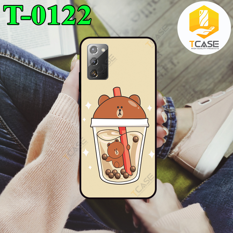 Ốp lưng Tcase dành cho Samsung Galaxy Note 20 in hình trà sữa cute