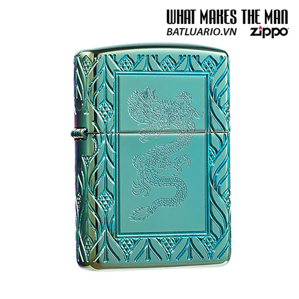 Bật lửa Zippo 49054 – Zippo Armor® High Polish Green Elegant Dragon