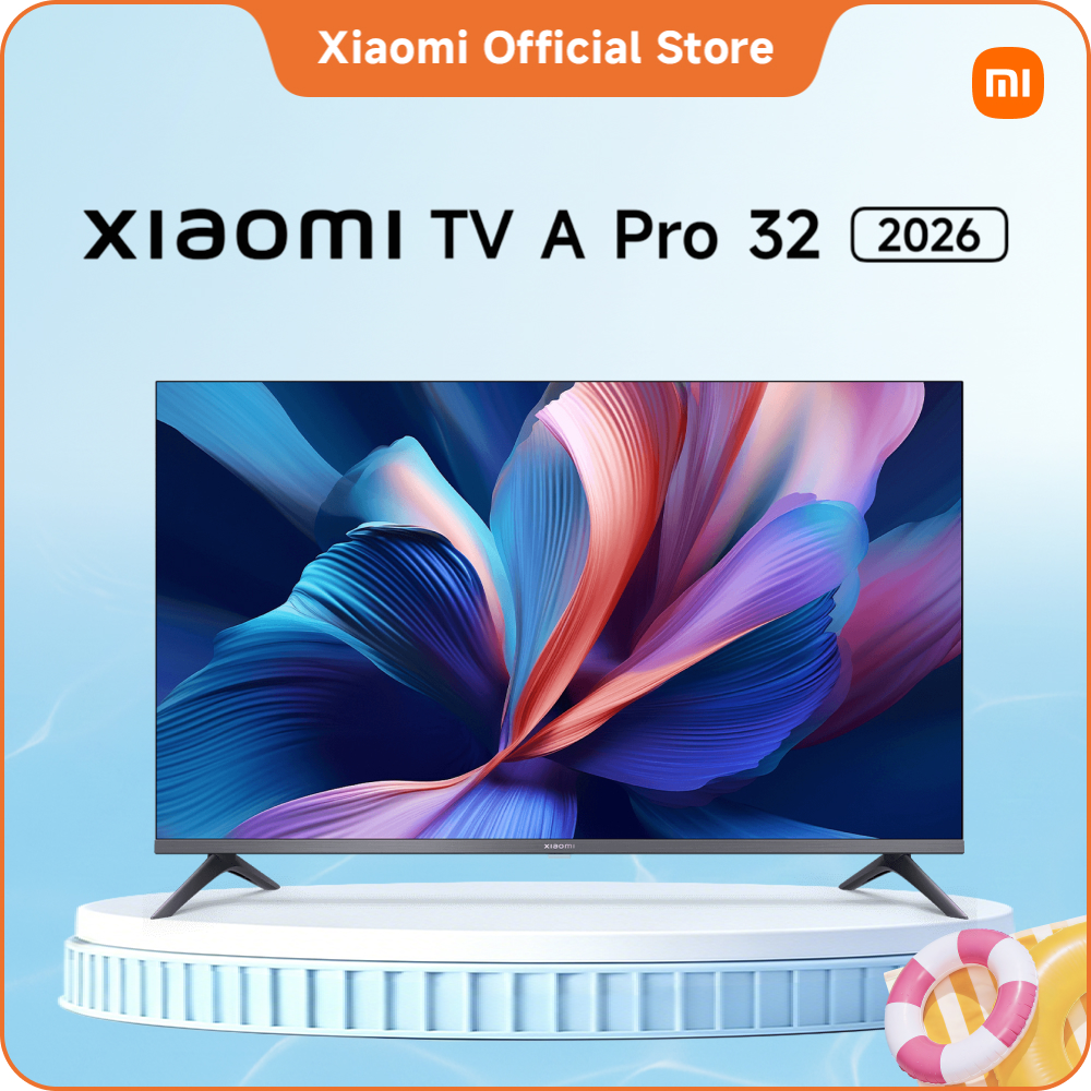 Xiaomi TV A Pro 32 2026 | Màn hình QLED sống động, rực rỡ | Bề mặt kim loại bắt mắt với thiết kế khung viền siêu mỏng | Âm thanh phong phú với Dolby Audio™, DTS:X, DTS Virtual:X | Mọi nội dung phát trực tiếp. Trên một màn hình duy nhất