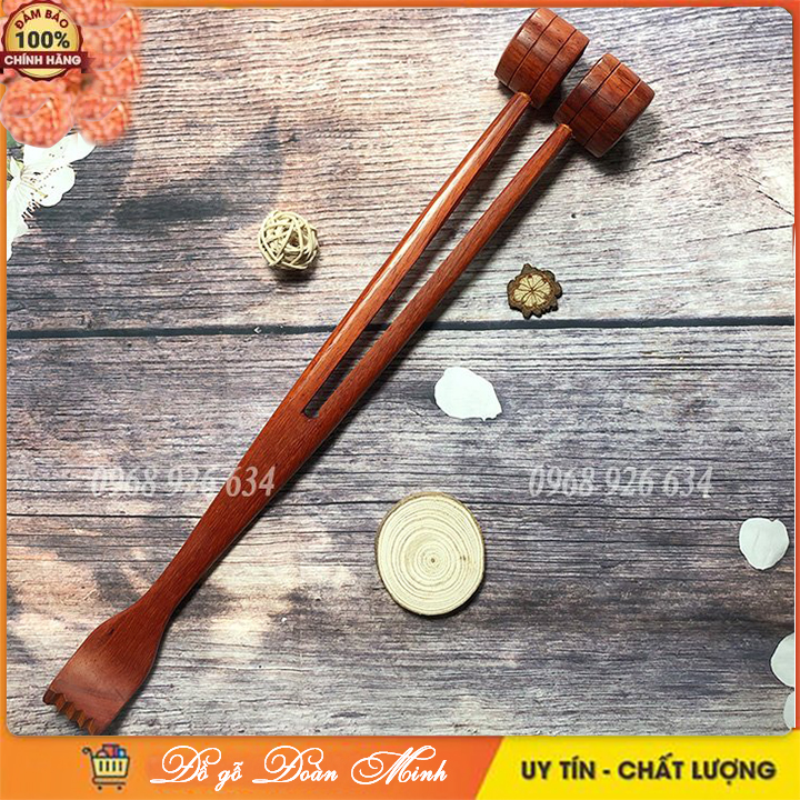 Cây gãi lưng gỗ  - Gậy đấm massage lưng làm giảm nhanh các cơn đau mỏi - Quà tặng ông bà, cha mẹ
