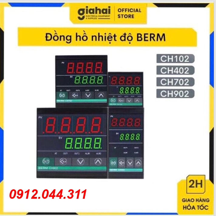 Đồng hồ nhiệt độ berm tbd03