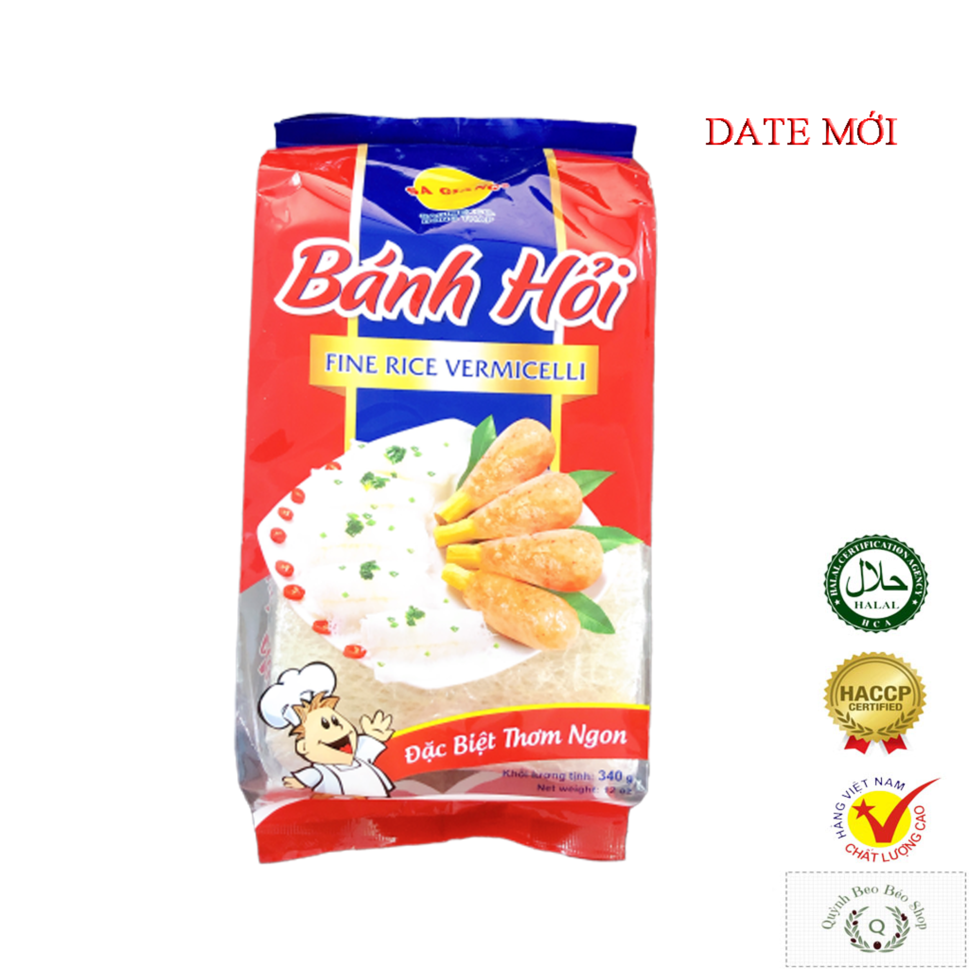 BÁNH HỎI KHÔ ĂN LIỀN SIÊU TIỆN LỢI SA GIANG TÚI 340G