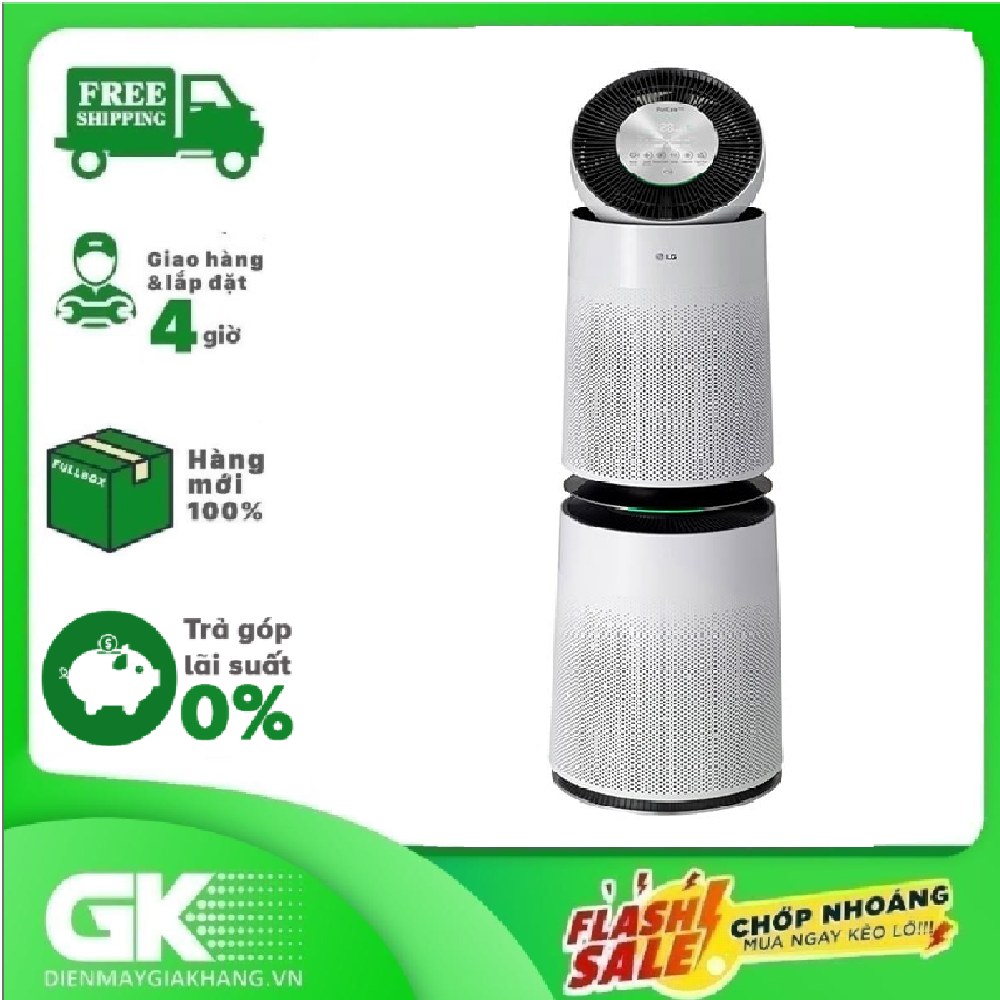 Máy lọc không khí lg puricare 2 tầng safeplus as10gdwh0
