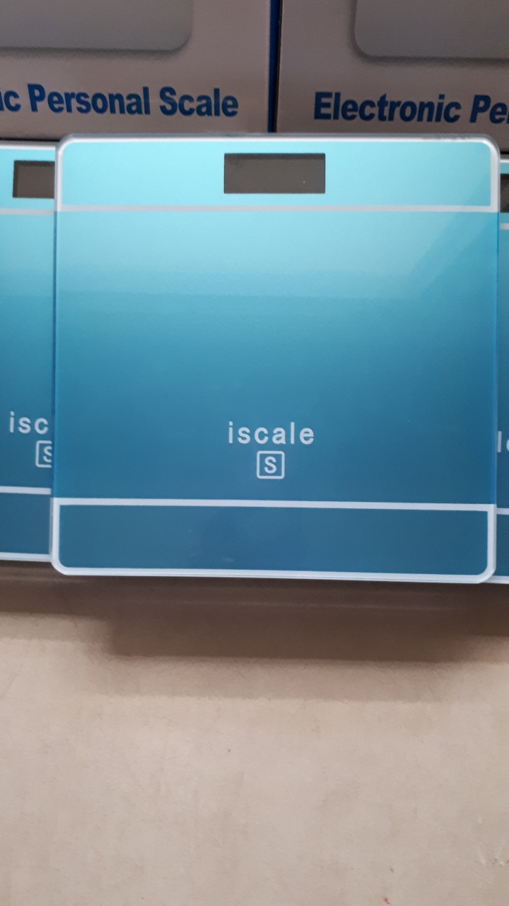 Cân điện tử sức khỏe/cân điện tử 180kg kính cường lực ISCALE,Cân điện tử thông minh siêu mỏng Iscale