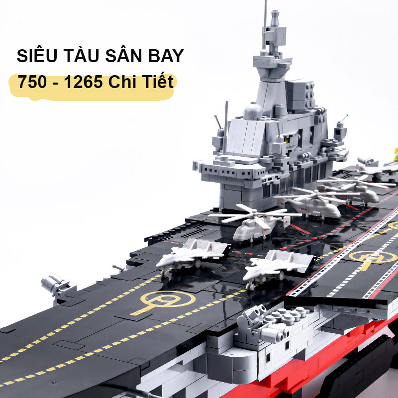 Bộ đồ chơi lego biệt đội tàu sân bay 900 - 1000 chi tiết biến hình robot, tàu sân bay, máy bay, cano, tàu chiến,...