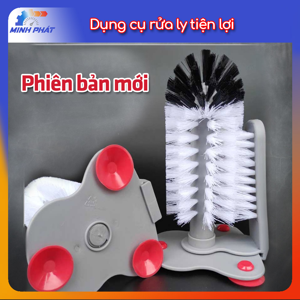 Dụng cụ cọ rửa ly cốc thông minh tiện lợi phiên loại tốt cước mềm mại