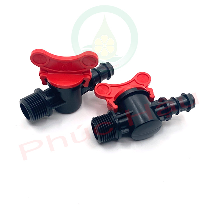 Combo 10 van khóa ren 21 ra ống ldpe 16