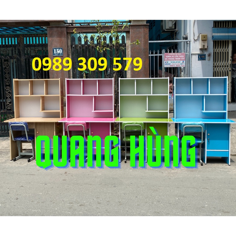 Bàn học sinh liền kệ ngang 1m tại xưởng hcm