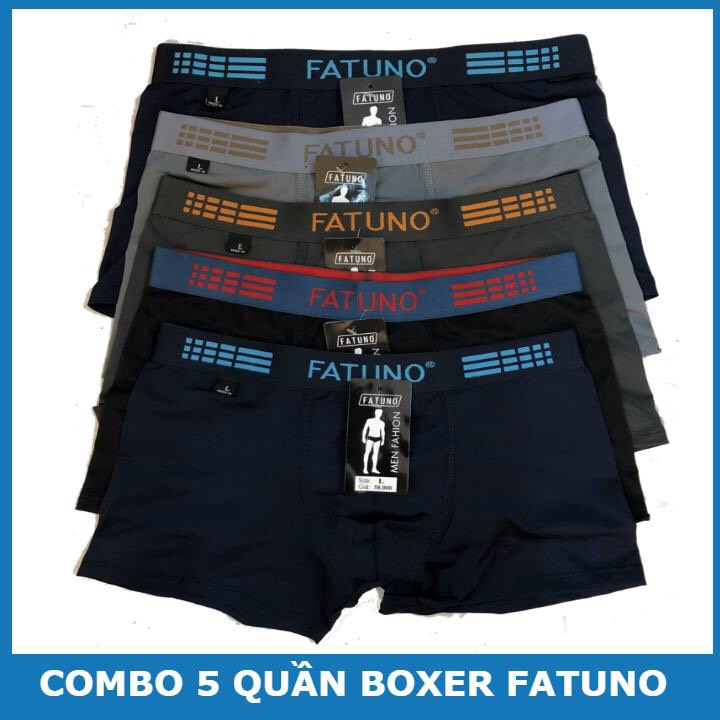 Combo 5 quần sịp đùi thun lạnh co giãn 4 chiều chuẩn chính hãng FATUNO