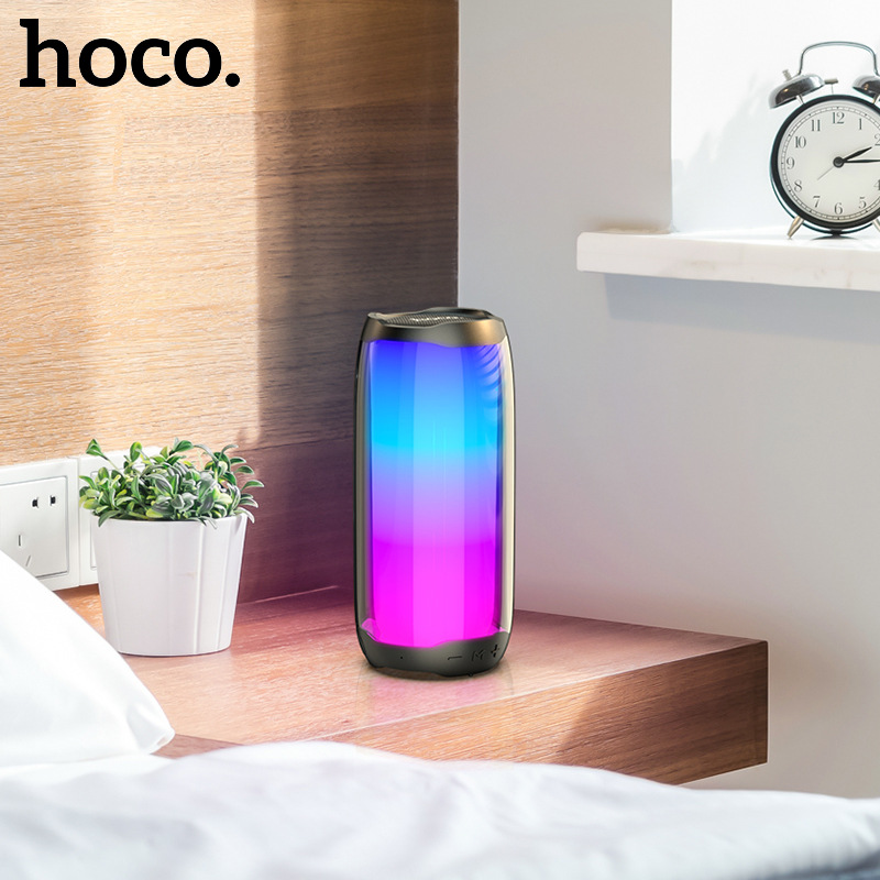 Loa hoco HC8 Bluetooth không dây phát sáng đèn LED 360