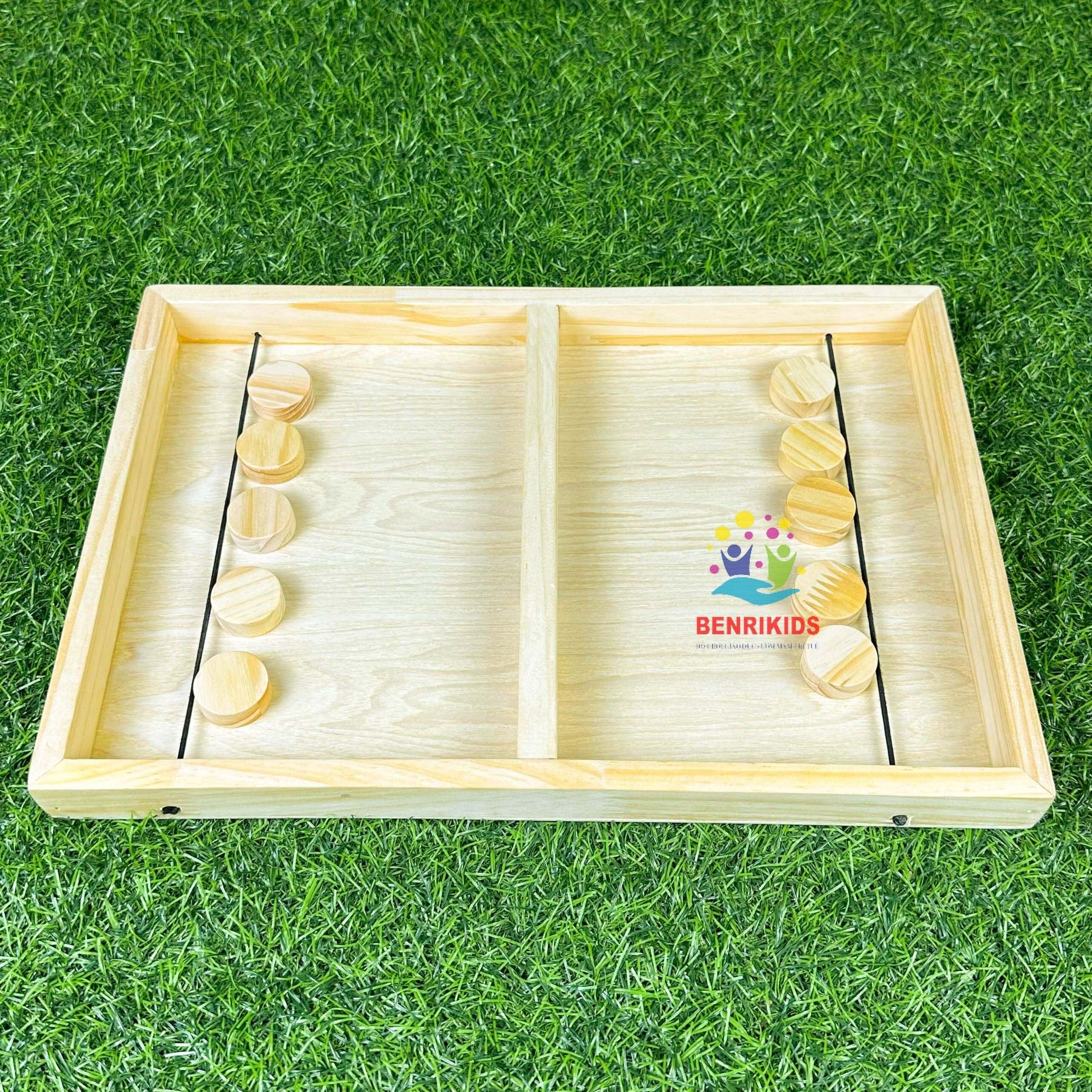 Đồ Chơi Cờ Bộ Cờ Búng Xuyên Lỗ Bằng Gỗ Được Sản Xuất Tại Xưởng Việt Nam Mang Tính Giải Trí Và Đối Kháng Cao Cho Bé Trẻ Em Và Người Lớn, Đồ Chơi Giáo Dục Benrikids