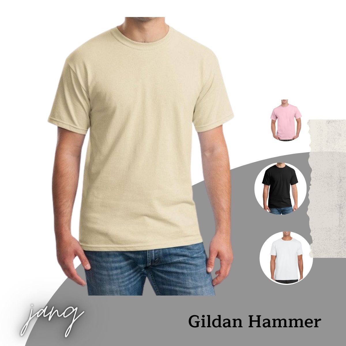 Áo Thun Mỹ Gildan Hamer Định lượng 230gsm nhập khẩu