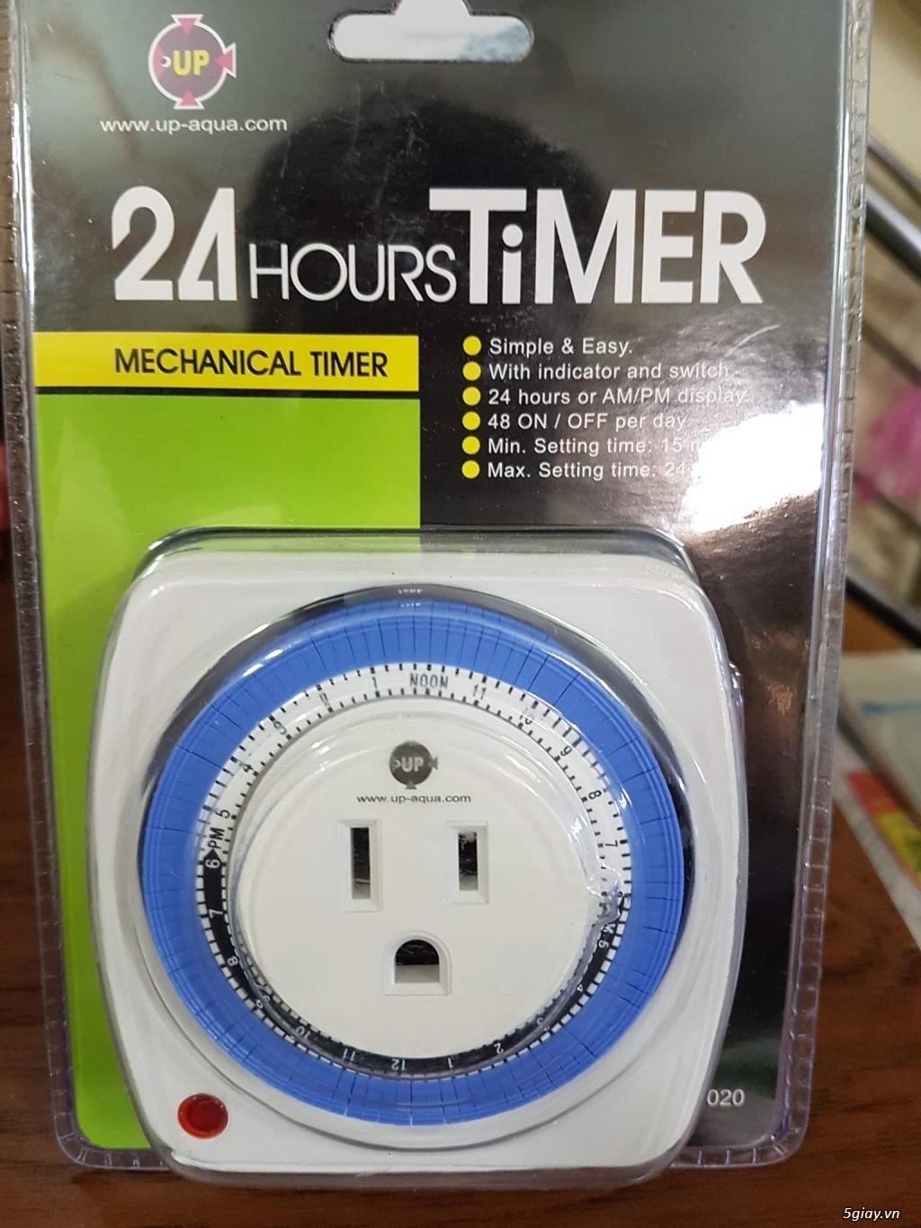 Timer hẹn giờ cơ Up Aqua chuyên dùng thủy canh, hồ cá điều khiển tắt mở thiết bị điện