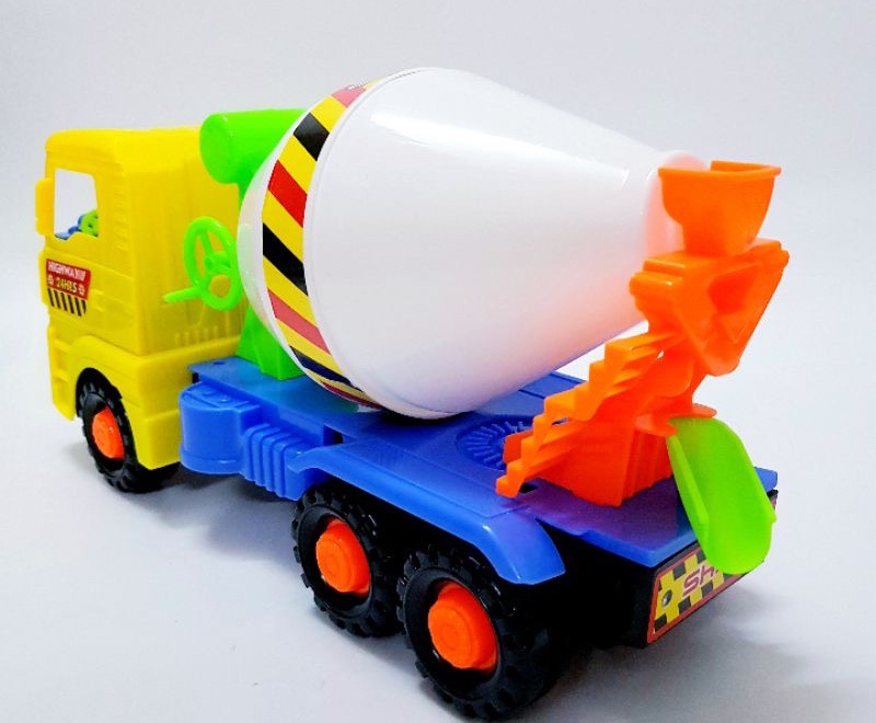 Hàng vn-to-đẹp đồ chơi xe bồn trộn bê tông chạy trớn 35cm