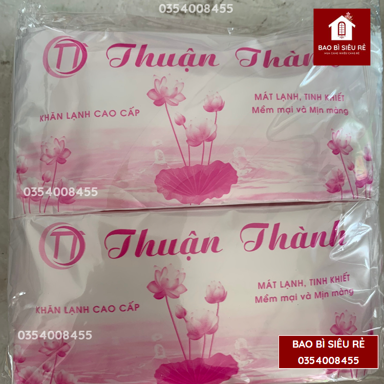 Khăn lạnh dùng một lần cao cấp Thuận Thành - khăn giấy ướt - dành cho xe Bánh Mì lò Bánh Mì