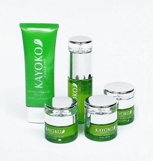 Bộ mỹ phẩm cao cấp nám trắng da nhật bản Kayoko 5 in 1