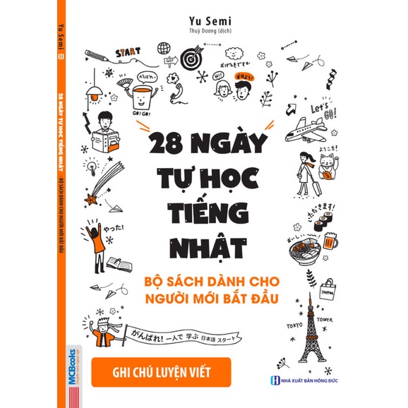 Sách 28 Ngày Tự Học Tiếng Nhật Ghi Chú Luyện Viết Sách Bài Tập MCTN8872