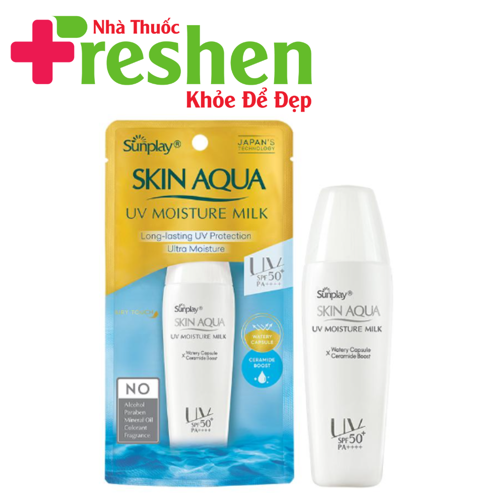 Sữa chống nắng hằng ngày dưỡng da giữ ẩm Sunplay Skin Aqua UV Moisture SPF50, PA+++ 30g