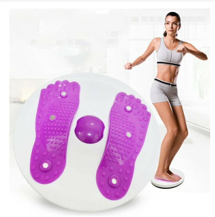 Đĩa xoay eo kết hợp massager chânbàn xoay eo 360 độ tập thể dục giảm cân tại nhà tiện lợi đĩa xoay eo massage tan mỡ bụng cho eo thon gọncòn giúp massage các huyệt vị ở lòng bàn chân nâng cao sức khỏe