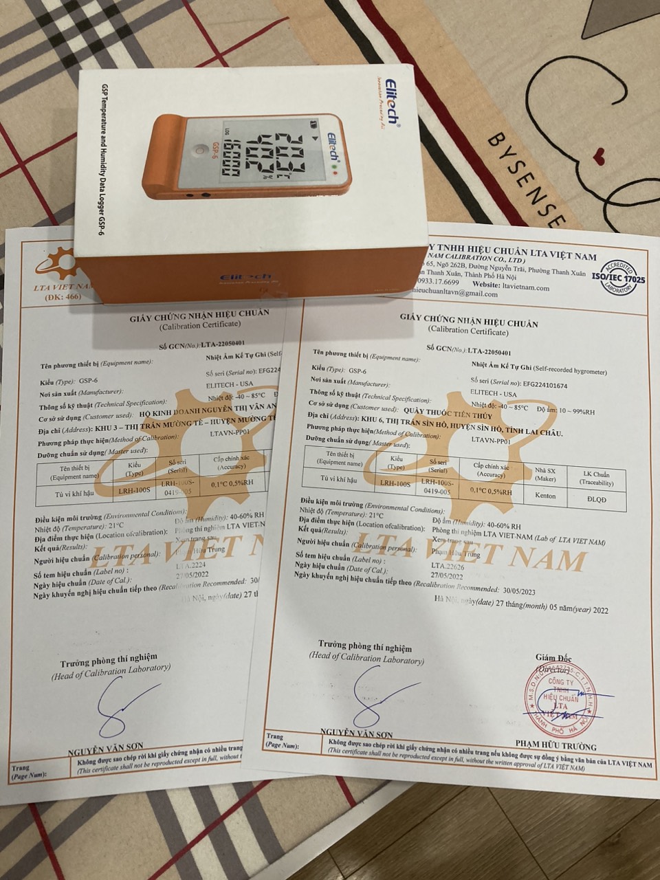 Nhiệt ẩm kế tự ghi elitech gsp-6