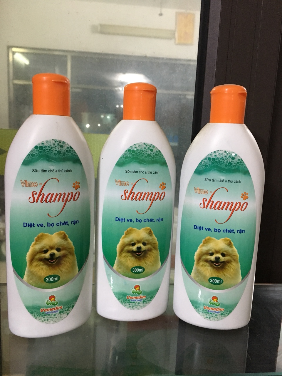 Sữa tắm cho chó và thú cảnh diệt ve, bọ chét, rận - Vime shampo (300ml)