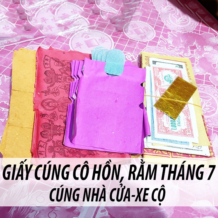 Giấy cúng rằm Tháng 7, Cúng xe, Cúng trong nhà trong cửa