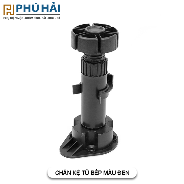 Chân nhựa tủ bếp đen có tăng chỉnh
