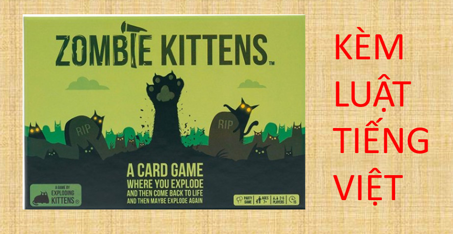 Zombie kittens - phiên bản mèo xác sống - tiếng anh