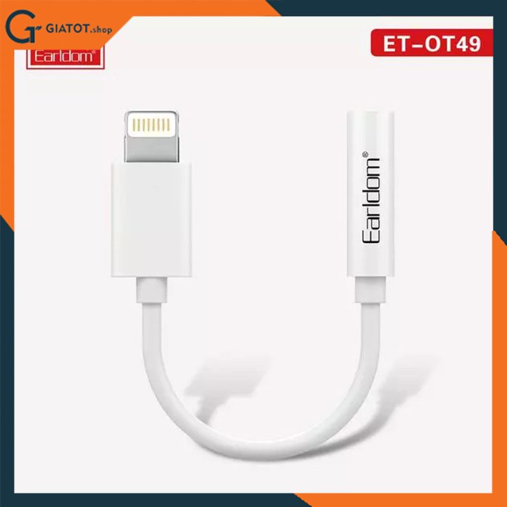 Jack chuyển lightning sang 3.5mm earldom et-ot49