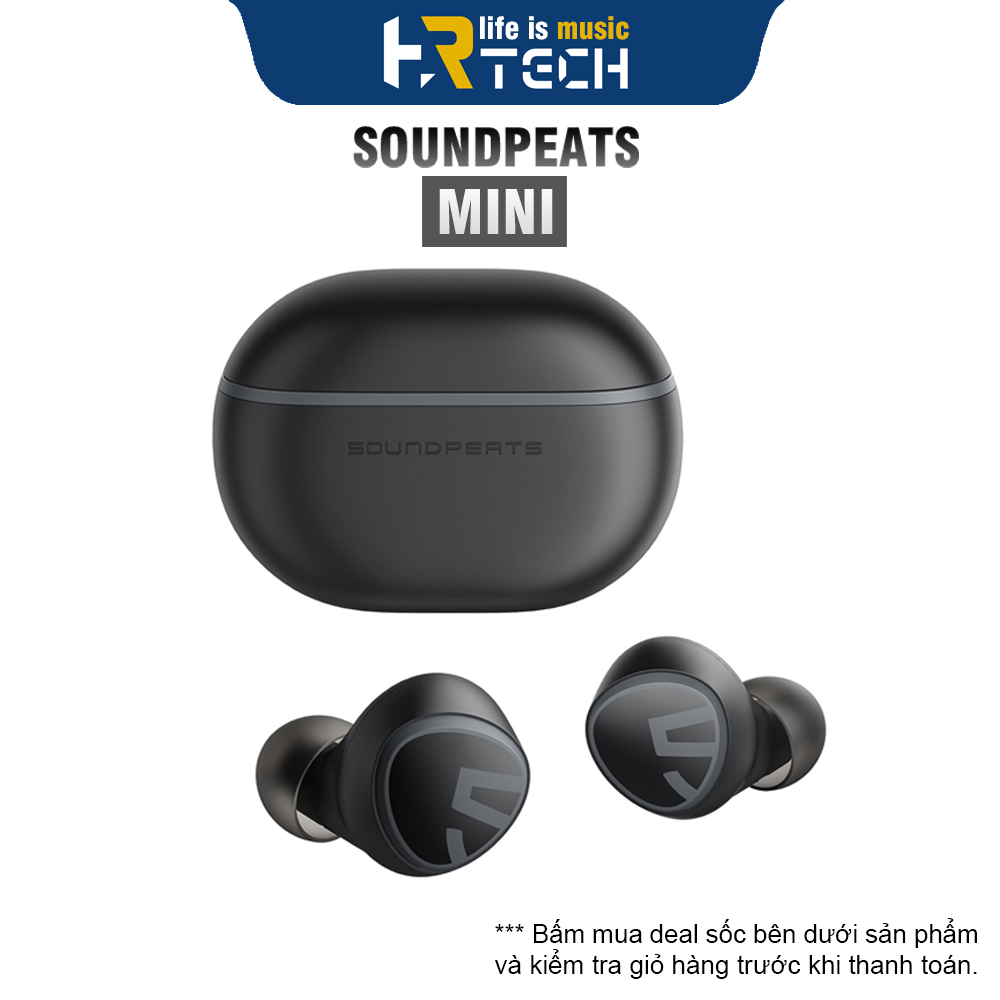 Tai nghe không dây true wireless soundpeats mini - tai nghe chơi game với game mode