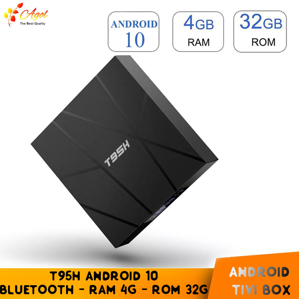 T95H Ram 4G Rom 32G Android 10 cài sẵn bộ ứng dụng giải trí miễn phí vĩnh viễn