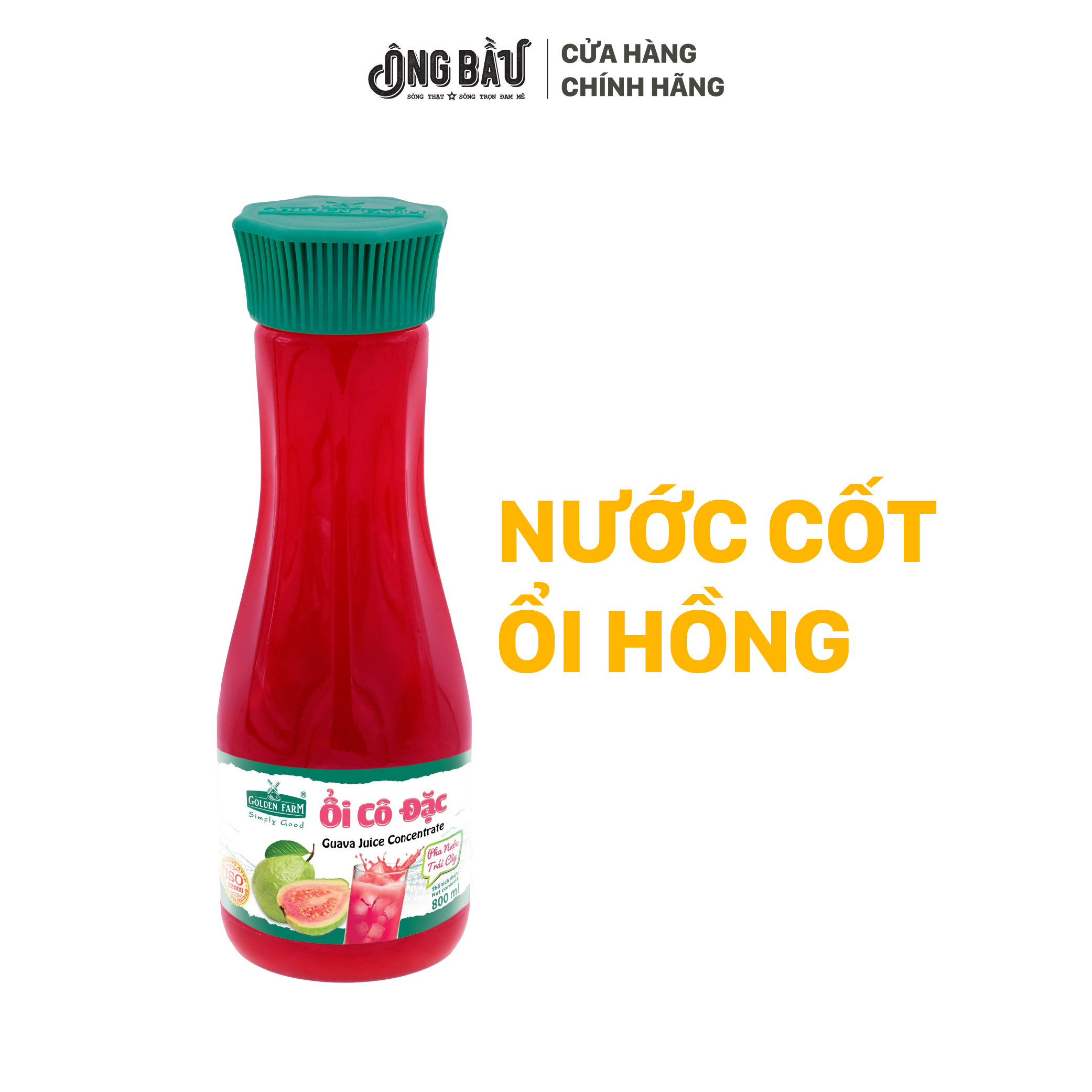 Nước cốt ổi hồng chai 800ml