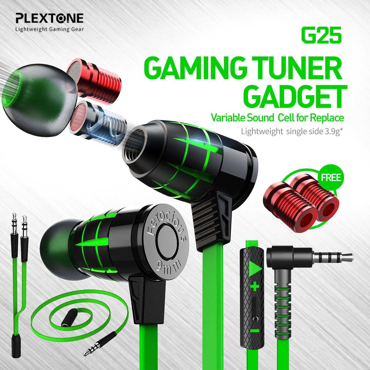 [TẶNG BAO DA] TAI NGHE Plextone G25 | Tai Nghe Chơi Game | Tai nghe gaming giá rẻ