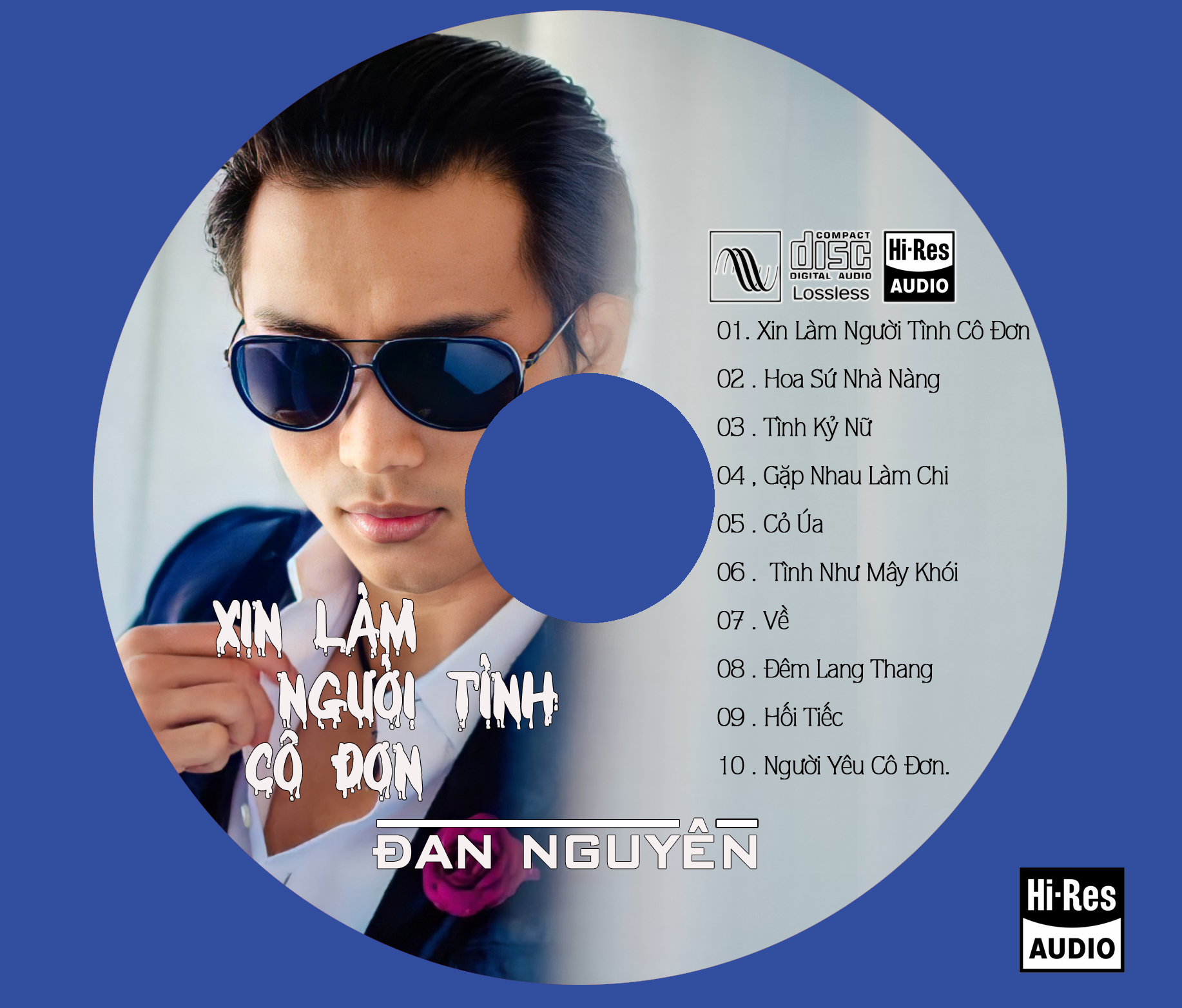 CD ALBUM ĐAN NGUYÊN - XIN LÀM NGƯỜI TÌNH CÔ ĐƠN