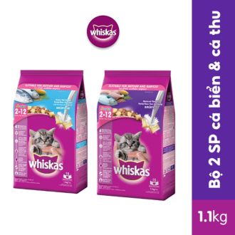 Thức ăn mèo con dạng hạt WHISKAS 1,1KG