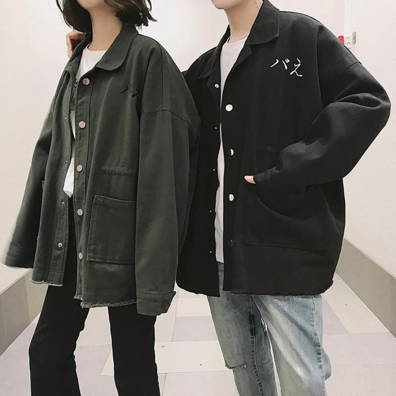 [HCM]Áo khoác kaki chữ nhật bản phong cách bụi siêu hot