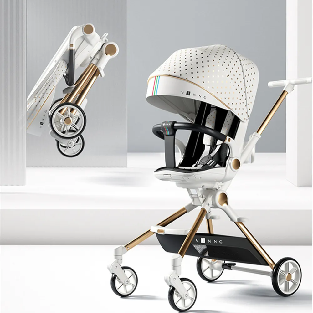 Xe Đẩy Du Lịch Gấp Gọn Đảo Chiều Vinng Q7 3 Tư Thế Cao Cấp Cho Bé