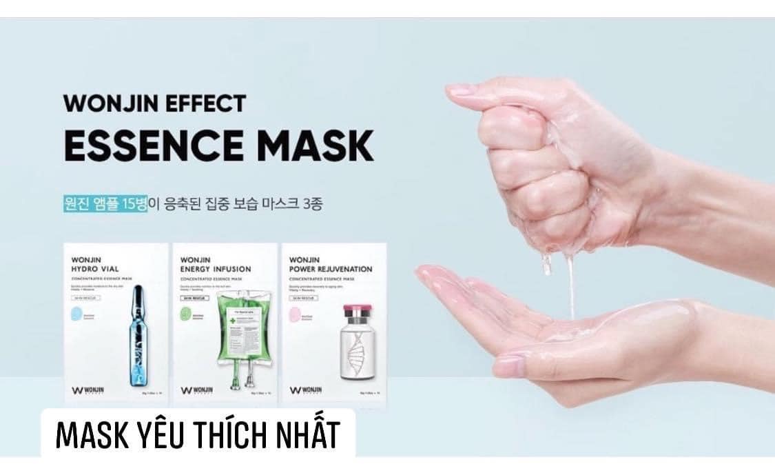 Set 15 miếng mặt nạ giấy Wonjin Effect