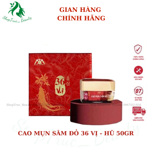 Cao mụn sâm đỏ hũ to 15g